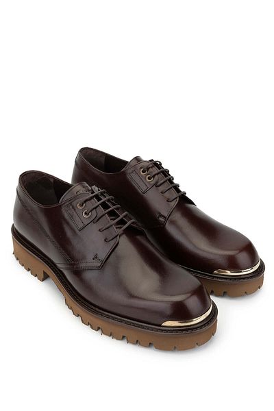 Tamer Tanca Men's Genuine Leather Brown Casual Shoes