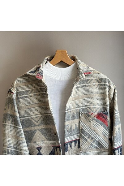 Hazhers Erkek Gömlek Yaka Regular Oduncu Gömlek