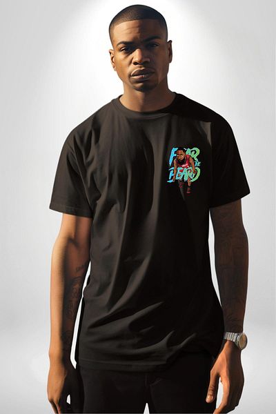 Angemiel James Harden Star Black Oversize Basketball - Women Men Front Left Side Minimal Design