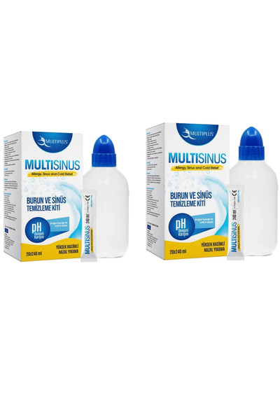 Multiplus Sinüs Rinse Yetişkin Burun Ve Sinüs Temizleme Kiti (2 ADET)