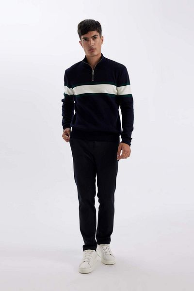 DeFacto Men's Navy Blue Sweater - Y4193Az/Nv163