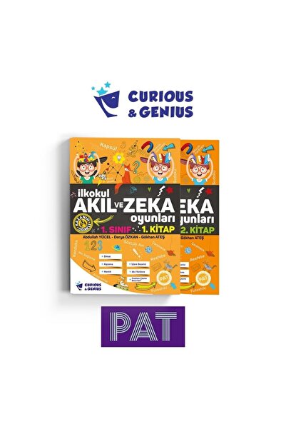 Curious&Genius Pat Yayınları 1.Sınıf Akıl ve Zeka Oyunları Seti