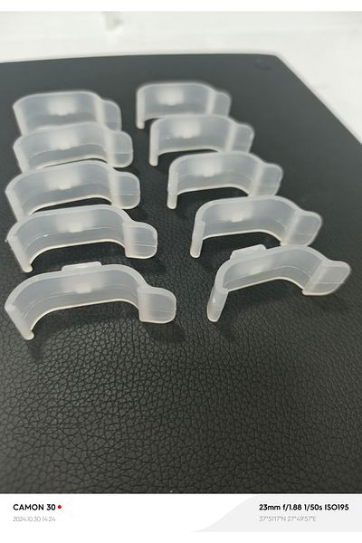 GRUP 10 Pieces Narrow Case Mounting Brackets with Zebra and Roller Pattern - 3.8 cm
