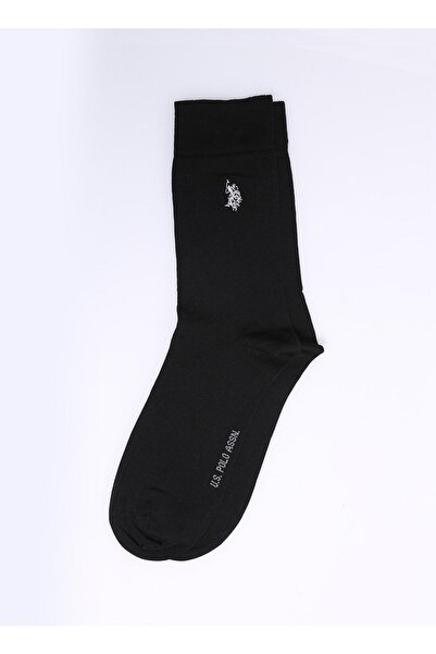 U.S. Polo Assn. U.S. Polo Assn. Siyah Erkek Çorap 2'Lİ PAKET DUYEF