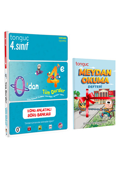 Tonguç Yayınları 0'dan 4'e Konu Anlatımlı Soru Bankası Ve Meydan Okuma Defteri