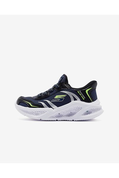SKECHERS Meteor-světlo Brisk-beams 403848 l Nvbk - Big Boy's Navy Blue Luminous Sportovní boty