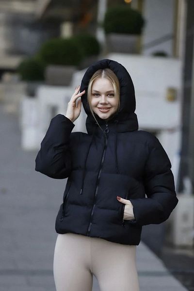 SETSE Hooded Puffer Jacket with Zipper