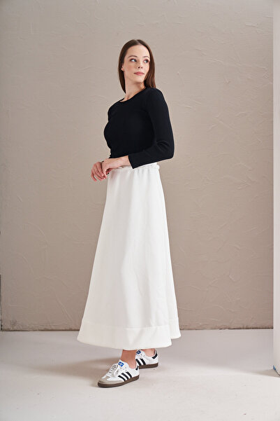 Mevra Екрю 3 нитки, спідниця з шардоном