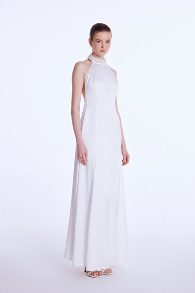 adL Night Zoom Sırtı Dekolteli Elbise