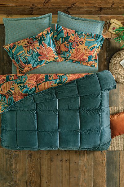 Puffy Elody Double Threefy Sleeping Set - Petrol