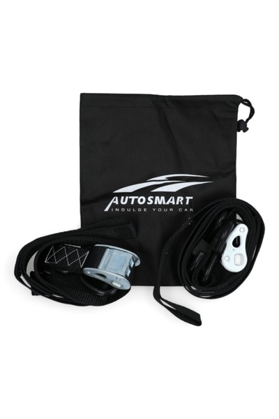 AUTOSMART 2-Piece Ratchet Tie Down Set 1.5inch x 8ft
