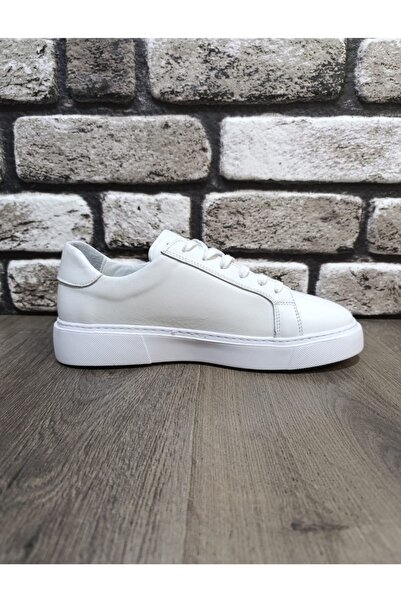 Hidayet Чоловічі білі ортопедичні туфлі з натуральної шкіри, з товстою підошвою, зручні, повсякденні, класичні