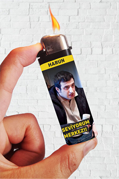 SARANG Çakmak Harun Seviyorum Merkez Baskılı Behzat Ç Klasik Çakmak