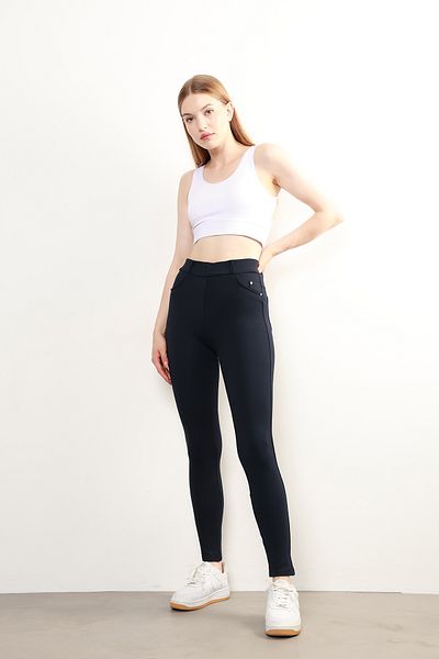 Miss Prova Pants Look High Waist Leggings Missta2007