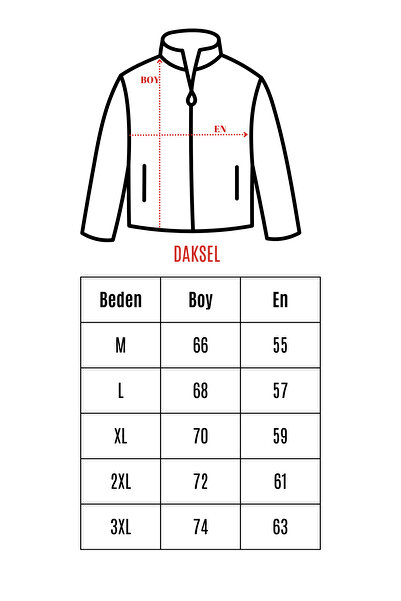 DAKSEL Ανδρικό παλτό με μοτίβο βιζόν BRG