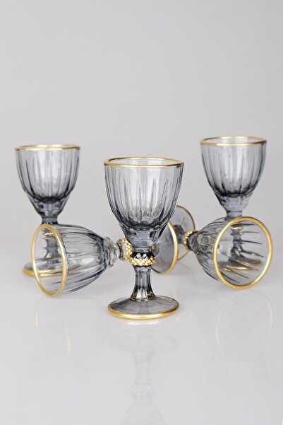 DEKOMUS مع مجموعة "ottoman Collection" مكونة من 6 أكواب مياه جانبية للقهوة بأرجل