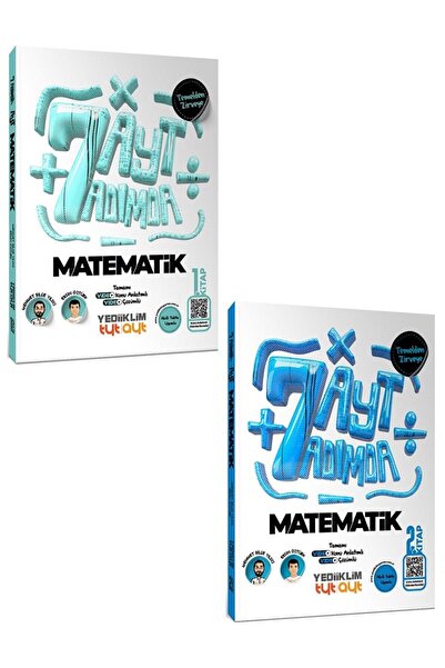 Yediiklim Yayınları AYT Yedi Adımda Temelden Zirveye Matematik 1. ve 2. Kitap...