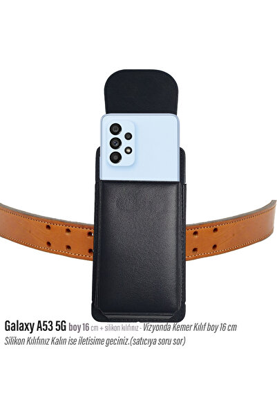 EXENAR Husă pentru Samsung Galaxy A53 5G, cu prindere la centură, husă din pi...