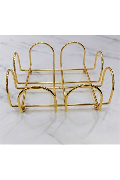 AP STORE Gold Gold Plated Stainless Steel Napkin Holder Gold Napkin Holder 20 X 19 Gold Steel Tr