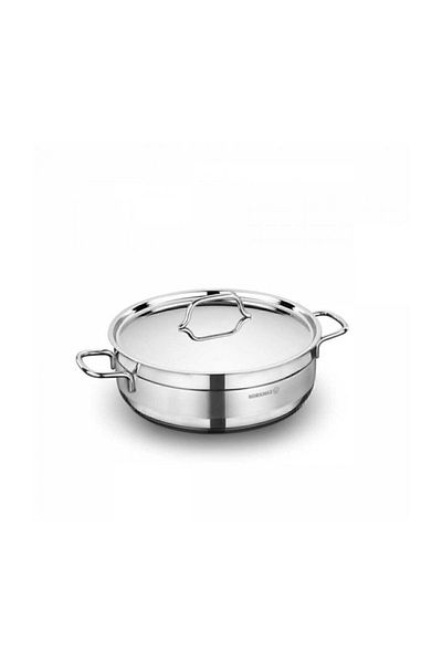 KORKMAZ Alfa Stainless Steel Pot 24x8cm 3.5lt A1022