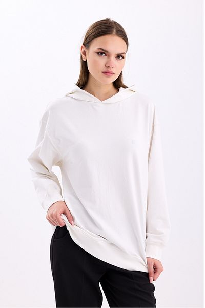 PASTELASTORE Spring Oversize Cotton Hooded Sweatshirt - 2 Thread