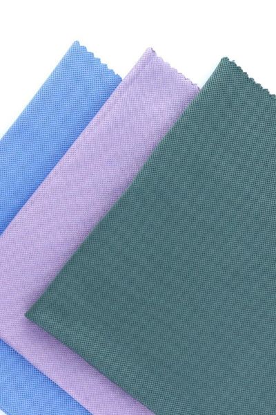 Silver 40X40Cm Microfiber 3-Piece Classic Glass Cleaning Cloth - Colorful