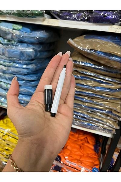BALON HOME Erasable Blackboard Pen Board Marker Single Color (Black)
