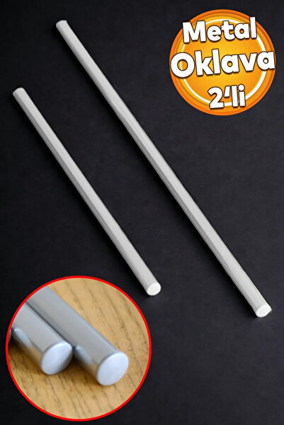 LUCKYHOMES 2 Li Oklava Hamur Yufka Açmalık Oklavalık Pratik Paslanmaz Set ( 8...