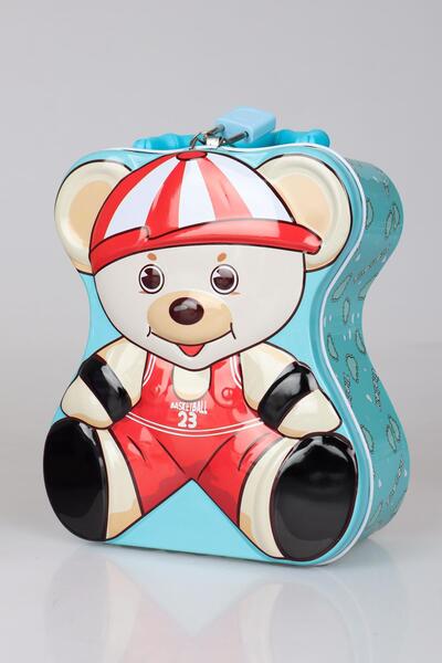 DEKOMUS Special Design Locked Piggy Bank - "Teddy Bear"