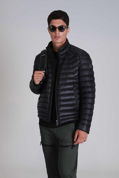 Lufian Andy Goose Feather Men's Coat Black