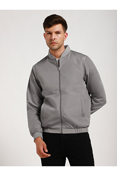 Dennis Lingo By Styli Collared Regular Fit Bomber Jacket