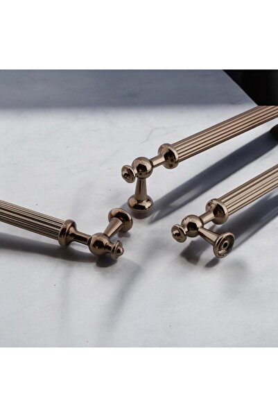 Badem10 Generation Striped Bronze Metal 160 mm Furniture Kitchen Drawer Cabinet Wardrobe Handle Handle Handles