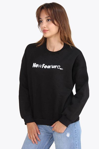 TENA Hanorac de bază cu trei fire cu imprimeu New Feature pentru femei