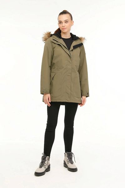 lumberjack WL JANE 3GF744 3PR Black Women's Long Coat