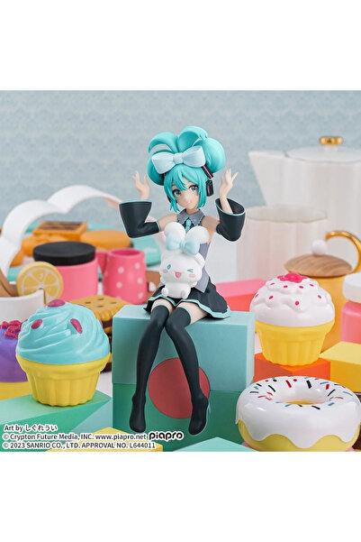 MYCH Hatsune Miku x Cinnamoroll Luminasta Vocaloid Figure Virtual Noodle Stopper Figür 18 CM Anime Manga