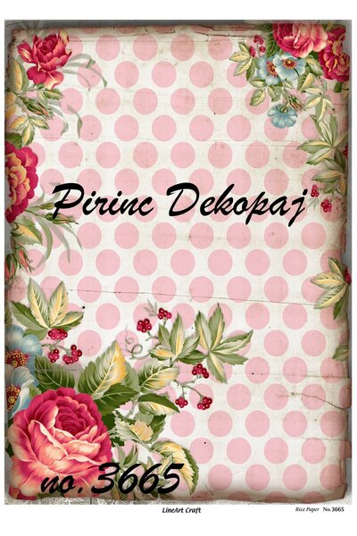 LİNEART Lineart Brass Decopage Paper No:L3665- 29X42Cm