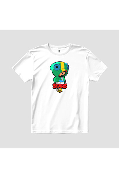 Built By Crazy Παιδικό μπλουζάκι Brawl Stars Leon Unisex