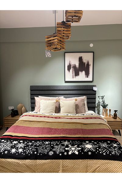 Sesli Softy Series Acrylic Soft Thick King Size Blanket 200X220 Size 500Gr / M2 Weight