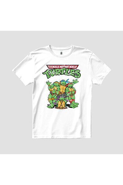 Built By Crazy Tricou unisex pentru copii Ninja Turtles Group Logo