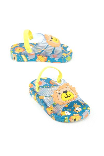 GEZER Summer Baby Boys Elastic Wet Floor Suitable Casual Pool Beach Slippers-Sandals