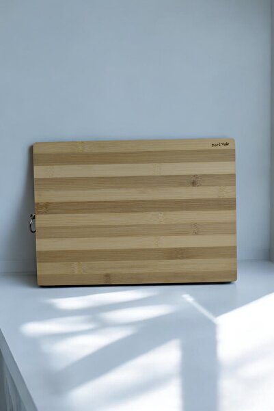 Dore Voir Bamboo Large Size Cutting Board with Hanging Ring - 34x24 Cm