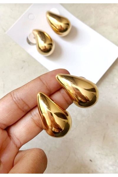 KBC Hailey Drop Model Steel Earrings