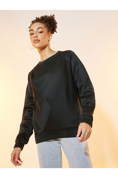 Take Two By Styli Regular Fit Raglan Sleeves Sweatshirt