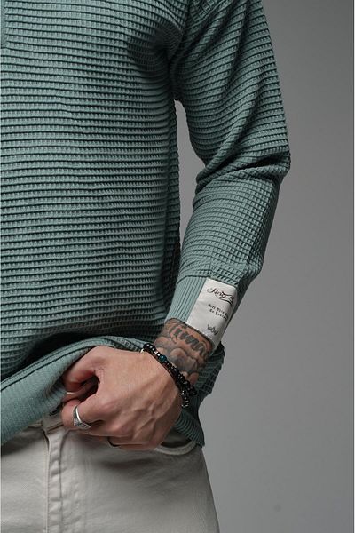 Butik Polo Neck Half Zippered Oversize Sweater