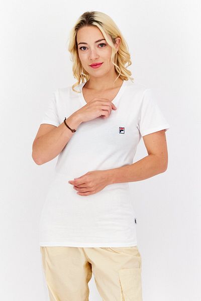 Fila Kadın Spor Giyim Fit Antrenman Üstü، Beyaz