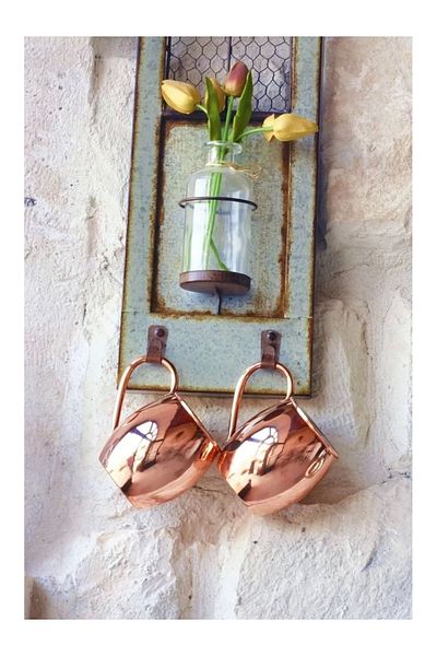 Bakır Concept 2-Piece Copper Mug and Chubby Set - Colorful