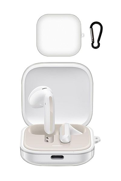 NANOSPACE Silicone Colorful Hook Case Compatible with Xiaomi Redmi Buds 6 Active