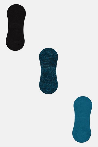 Nordland Men 3 Pair Textured Socks, Teal
