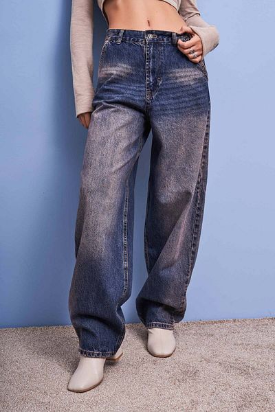 its basic Women's T.Kot Color Juniper 18W410 Skater Fit 100% Koton Denim