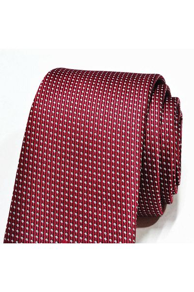 Eyida Polka Dot Jacquard microfiber Tie - Handmade BOU013